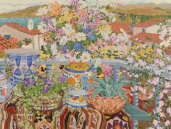ジョン・ポーウェル 牧場の眺め 25号 絵画  直筆サイン シルクスクリーン ジョン・ポーウェル 牧場の眺め 25号 絵画 直筆サイン シルク